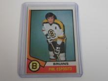 1974-75 TOPPS HOCKEY #200 PHIL ESPOSITO BOSTON BRUINS