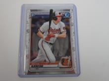 2021 BOWMAN CHROME DRAFT HESTON KJERSTAD 1ST ROOKIE CARD RC ORIOLES