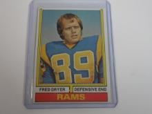 1974 TOPPS FOOTBALL #471 FRED DRYER LOS ANGELES RAMS