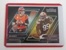 2022 PANINI CONTENDERS JOE BURROW MYLES GARRETT