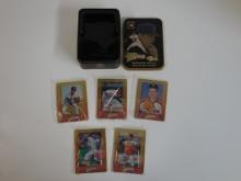 1995 CLASSIC NOLAN RYAN CLASSIC IMPRESSIONS TIN METAL 5 CARD SET COMPLETE