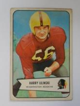 1954 BOWMAN FOOTBALL #15 HARRY ULINSKI WASHINGTON REDSKINS VINTAGE