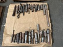 Pallet of Assorted Twist Drills, Jacob Chucks, Morse Tapers