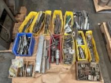Pallet of Assorted Tooling, Spade inserts, set up tooling, taps, Etc