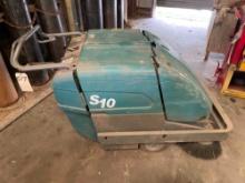 Tennant Model S10 Walk Behind Floor Sweeper, Asset #1200000012