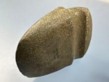 HIGHLIGHT Heavy 11lb Axe, 8 1/4" x 6 3/4", Morgan Co., Illinois, 3/4 Gr, Fluted, SITS ON END Podpora