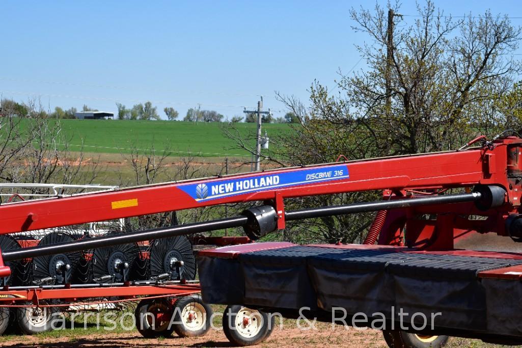 NEW HOLLAND DISCBINE 316 ROTARTY CUTTER