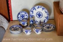 Antique 19th Century Minton Delft chinaware