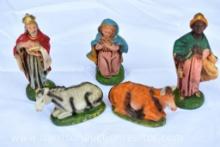 Vintage Nativity Set Made in Italy