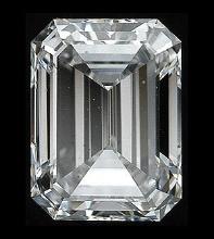 GIA CERTIFIED 0.5 CTW I/SI2 EMERALD DIAMOND