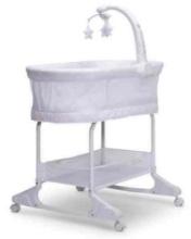 Delta Children SleepCool Rocking Bassinet with Airflow Mesh