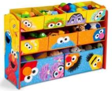Delta Children Sesame Street Deluxe Multi-Bin Toy Organizer