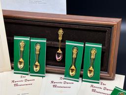 The Apostle Spoon Miniature Collection w/COA