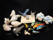 Assortment of Bird Figurines