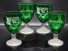 Sherwood Motor Hotel Goblets