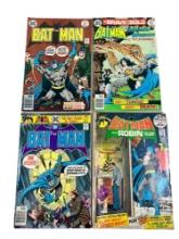 4- Batman Related comics, Batman 280 & 281, Batman & Robin 239, Batman and Wonder Woman 131
