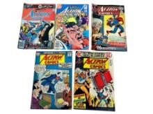 5- Action Comics nos. 305, 413, 414, 463, 540,