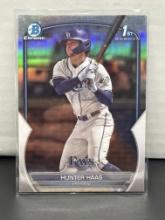 Hunter Haas 2023 Bowman Chrome Rookie RC Refractor #BDC-160