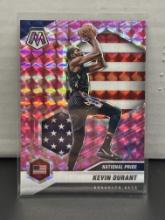 Kevin Durant 2020-21 Panini Mosaic National Pride Pink Mosaic Prizm #248