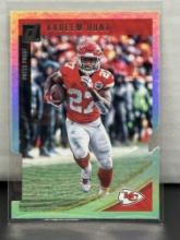 Kareem Hunt 2019 Panini Donruss Foil Die Cut (#34/75) Press Proof #140