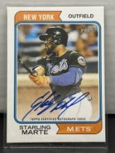 Starling Marte 2023 Topps Heritage Auto #ROA-SM