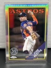 Jose Altuve 2023 Topps Chrome 1988 Design Refractor Insert #88CU-13