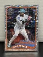 Luis Arraez 2024 Topps 1989 Design Silver Foilboard Insert Parallel #89B-20