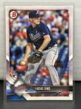 Lucas Sims 2018 Bowman Rookie RC #82