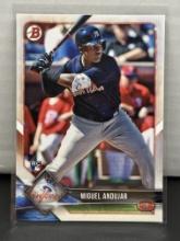 Miguel Andujar 2018 Bowman Rookie RC #75