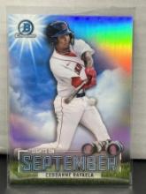 Ceddanne Rafaela 2023 Bowman Chrome Sights on September Refractor Insert #SOS-4