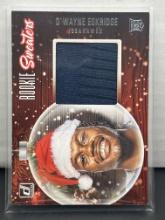 D'Wayne Eskridge 2021 Panini Donruss Rookie Sweaters RC Patch Insert #RS-DES