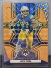 Joey Bosa 2022 Panini Mosaic Orange Fluorescent (#18/25) Prizm #106