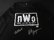 Kevin Nash & Hulk Hogan Signed T-Shirt FSG COA