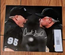 Clint Hurdle autographed 8x10 photo with coa sticker