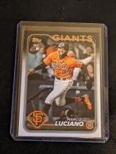 2024 Topps Series 1 Marco Luciano RC Rookie #232 SF Giants Baseball Card