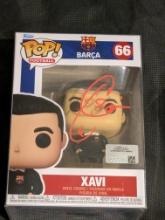Xavi autographed funko pop figure with coa