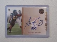 2009 PRESS PASS SIGNATURES AARON CURRY AUTO CARD