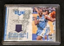 Bryon Russell patch 2005 Upper Deck slam dunk swatches