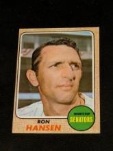 RON HANSEN 1968 TOPPS WASHINGTON SENATORS #411 VINTAGE BASEBALL CARD