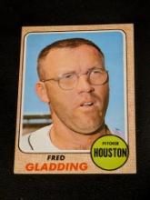 1968 Topps #423 Fred Gladding Houston Astros Vintage