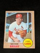 1968 Topps Baseball #540 Nelson Briles