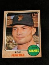 1968 Topps Ron Herbel #333 San Francisco Giants Vintage Card