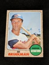 Vintage 1968 Topps Baseball Card #49 Ed Brinkman