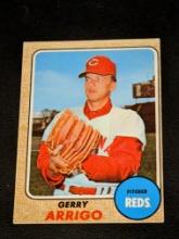 1968 Topps #302 Gerry Arrigo Cincinnati Reds Vintage Baseball Card