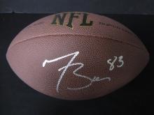 Tyler Boyd Signed Football JSA Witnessed