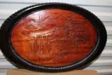 Carved Wooden Tray