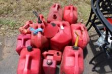 Lot of Gas Cans.
