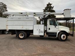 2004 INTERNATIONAL 4300 FORESTRY BUCKET TRUCK ALTEC LRV58