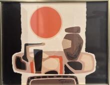 Antonio Guanse Brea (1926-2008)  Abstract Lito Signed Lower Right