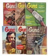 Lot of 6 | Rare Vintage Guns Magazines